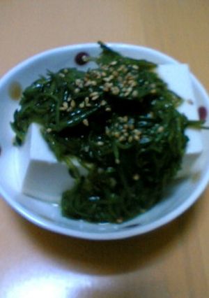 さっぱり簡単めかぶとうふ♫-レシピのメイン写真