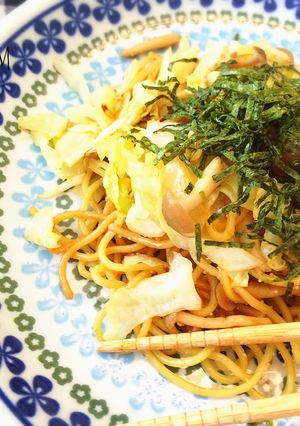 簡単ランチに☆たらこバター焼きそば-レシピのメイン写真