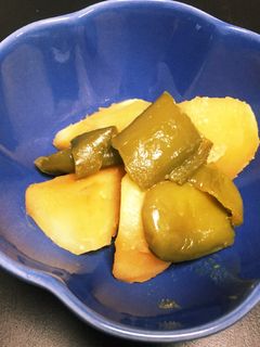 ピーマンとじゃがいもの炒め煮-レシピのメイン写真