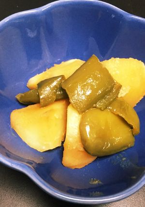 ピーマンとじゃがいもの炒め煮-レシピのメイン写真