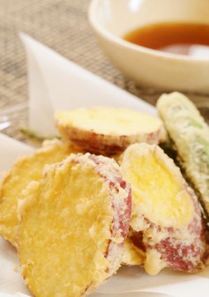 さつま芋のホクホク天ぷら♪-レシピのメイン写真