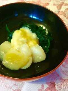 ほたて貝とワカメのぬた-レシピのメイン写真