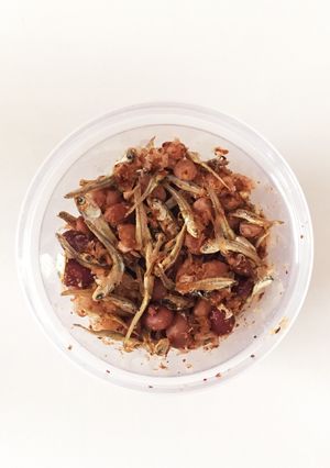 ミックス豆と煮干のしょう油煎り-レシピのメイン写真