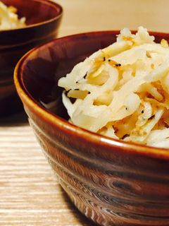 切り干し大根と干しえびの塩味きんぴら-レシピのメイン写真