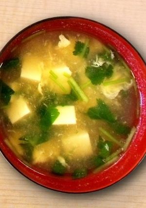 豆腐のかき玉汁-レシピのメイン写真