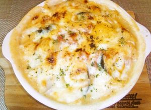 茄子とトマトと鶏肉のグラタン-レシピのメイン写真