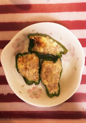 ☆ピーマンの豆腐入り肉詰め♪♪☆-レシピのメイン写真