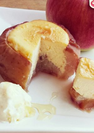 ♡丸ごとりんごのチーズケーキ♡-レシピのメイン写真