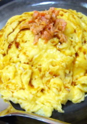 鮭バターオムライス-レシピのメイン写真