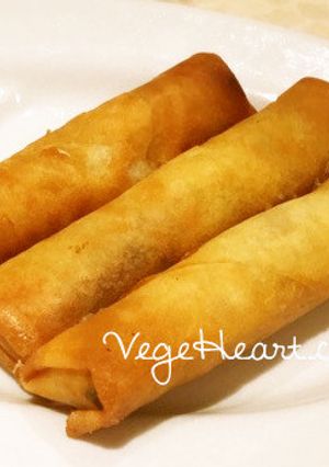 大豆ミートウィーガン米粉カレー春巻き-レシピのメイン写真