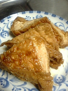 厚揚げの生姜醤油煮-レシピのメイン写真