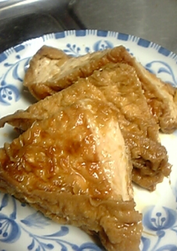 厚揚げの生姜醤油煮-レシピのメイン写真