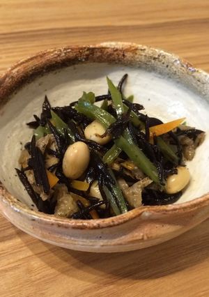 白だしで*ひじきの煮物*-レシピのメイン写真