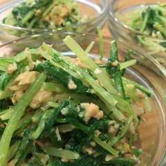 รูปของ 水菜とシーチキンの和え物