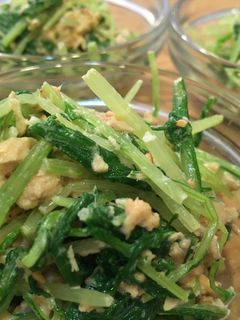 水菜とシーチキンの和え物-レシピのメイン写真