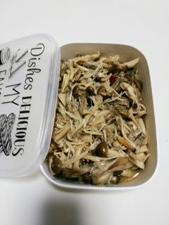 キノコの常備菜~アレンジ色々レモン味~-レシピのメイン写真
