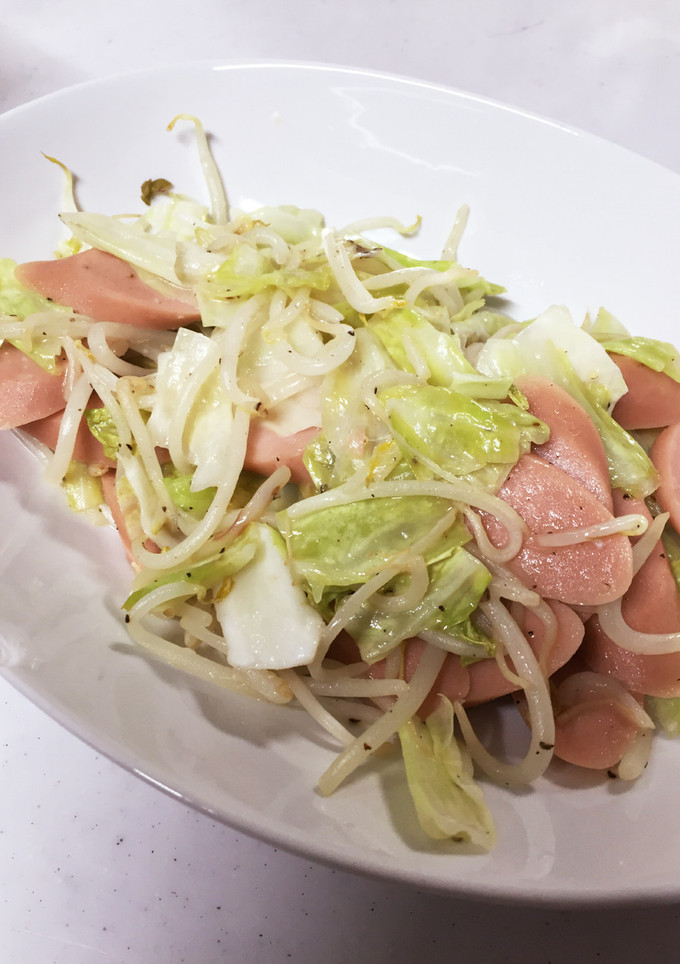 節約！魚肉ソーセージのさっぱり炒め-レシピのメイン写真
