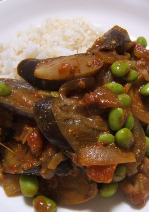 夏野菜とチキンのドライカレー-レシピのメイン写真