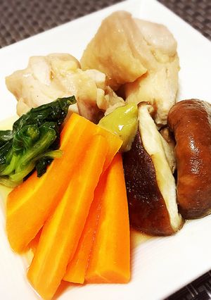 わさび香る金沢の味♡鶏肉と椎茸の治部煮-レシピのメイン写真