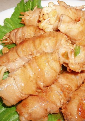豚バラ肉で巻き♪巻き♪-レシピのメイン写真