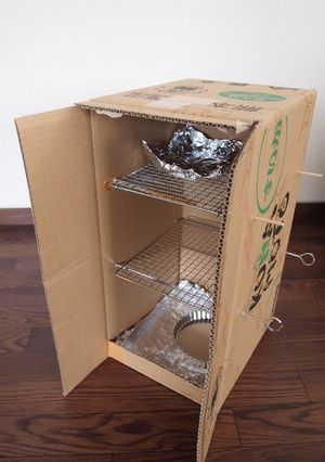 簡単安上がりダンボール燻製の箱の作り方-レシピのメイン写真