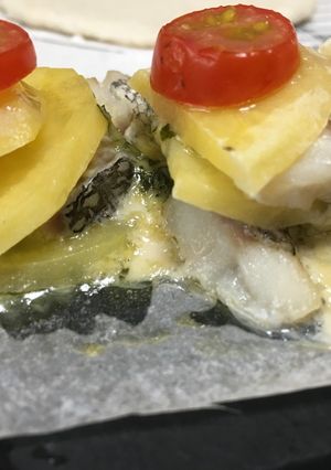 白身魚とポテトのバジルマヨネーズ焼き-レシピのメイン写真