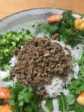 野菜いっぱい！カレー風味そぼろ丼プレート