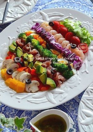 ✿コブサラダ＠ジンジャーハーブドレで✿-レシピのメイン写真