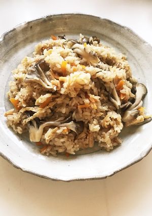 なめ茸で簡単！炊き込みご飯-レシピのメイン写真