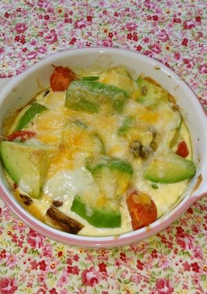 豆乳とアボカドのフラン-レシピのメイン写真