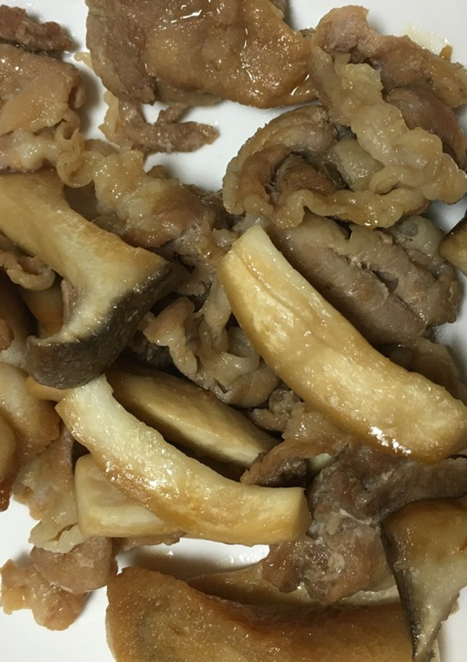 豚肉と麩とエリンギのすき煮-レシピのメイン写真