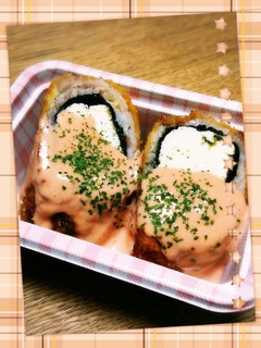 絹豆腐の豚ロース海苔巻き揚げ-レシピのメイン写真