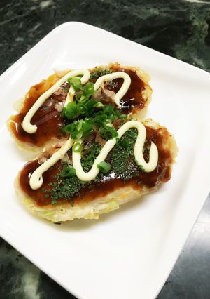 キャベツ入り鳥ミンチハンバーグ♪関西風♪-レシピのメイン写真