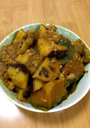 根菜のそぼろ煮-レシピのメイン写真