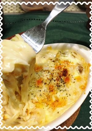 簡単！失敗しないチキンパスタグラタン！-レシピのメイン写真