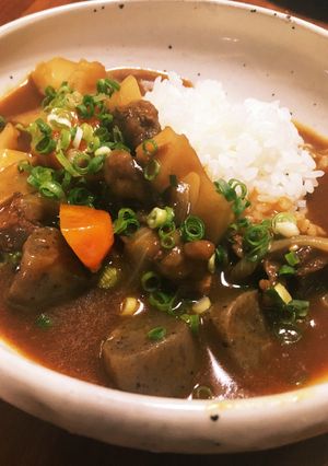 絶品！ヘルシー！我が家の和風牛すじカレー-レシピのメイン写真