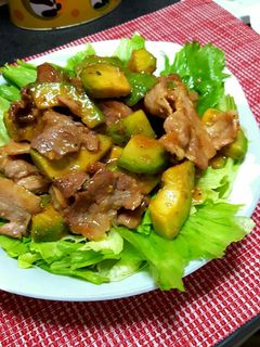 ♪アボカドと豚肉の簡単生姜焼き♪-レシピのメイン写真