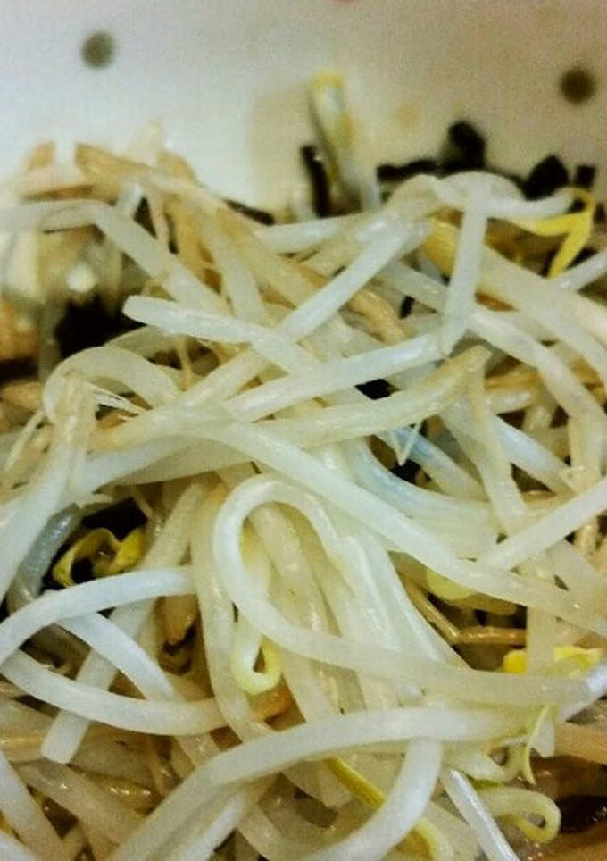 超簡単!!即完成!!もやしの塩昆布和え-レシピのメイン写真