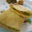 油揚げとアボカドのチーズサンド