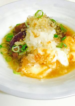 レンジ茄子とモッツアレラチーズの揚げだし-レシピのメイン写真