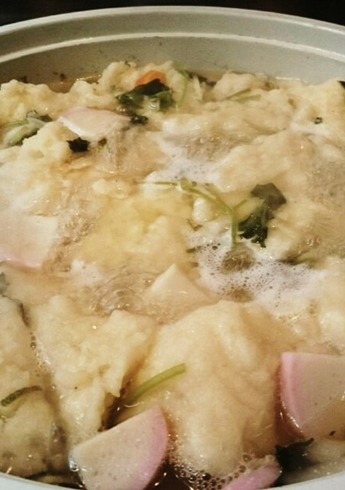簡単☆山芋すいとん☆ふわふわ◎ゆず風味◎-レシピのメイン写真