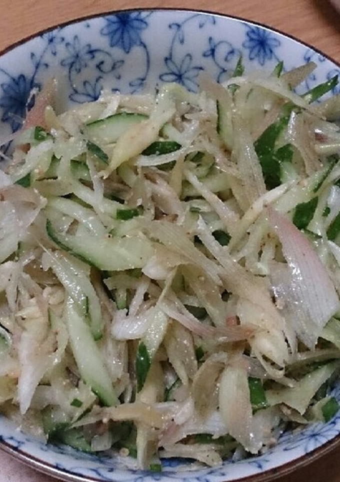 簡単☆みょうがときゅうりの和え物-レシピのメイン写真