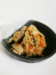 切干し大根と高野豆腐の煮物-レシピのメイン写真