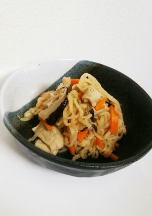 切干し大根と高野豆腐の煮物-レシピのメイン写真
