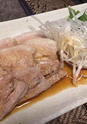 茹で豚バラのにんにく醤油だれ-レシピのメイン写真
