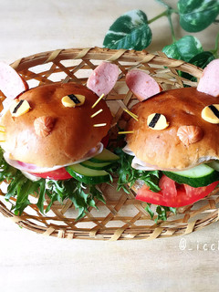 ネコバーガー-レシピのメイン写真