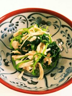 ちょっぴり大人の☆ささみと三つ葉の和え物-レシピのメイン写真