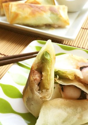 アボカド＆タコ✿マヨポンがイイね焼春巻き-レシピのメイン写真
