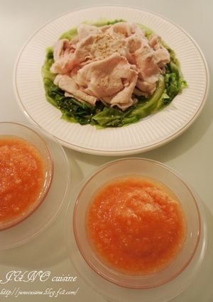 フレッシュトマトつけだれ de 冷しゃぶ-レシピのメイン写真