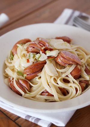 【簡単】ソーセージパスタ-レシピのメイン写真